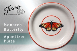 Fiesta Monarch Butterfly Appetizer Plate